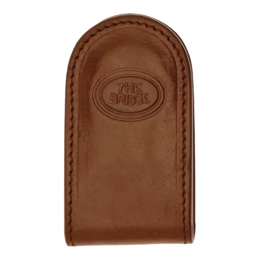 -THE BRIDGE Clip Portasoldi  Marrone 14/Oro 09400801 14