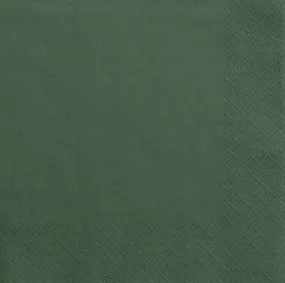 20 tovaglioli verde scuro