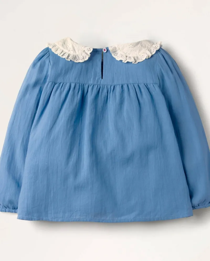 Abbigliamento per bambini Camicia per bambini in denim a sezione sottile superiore autunno nuove ragazze
