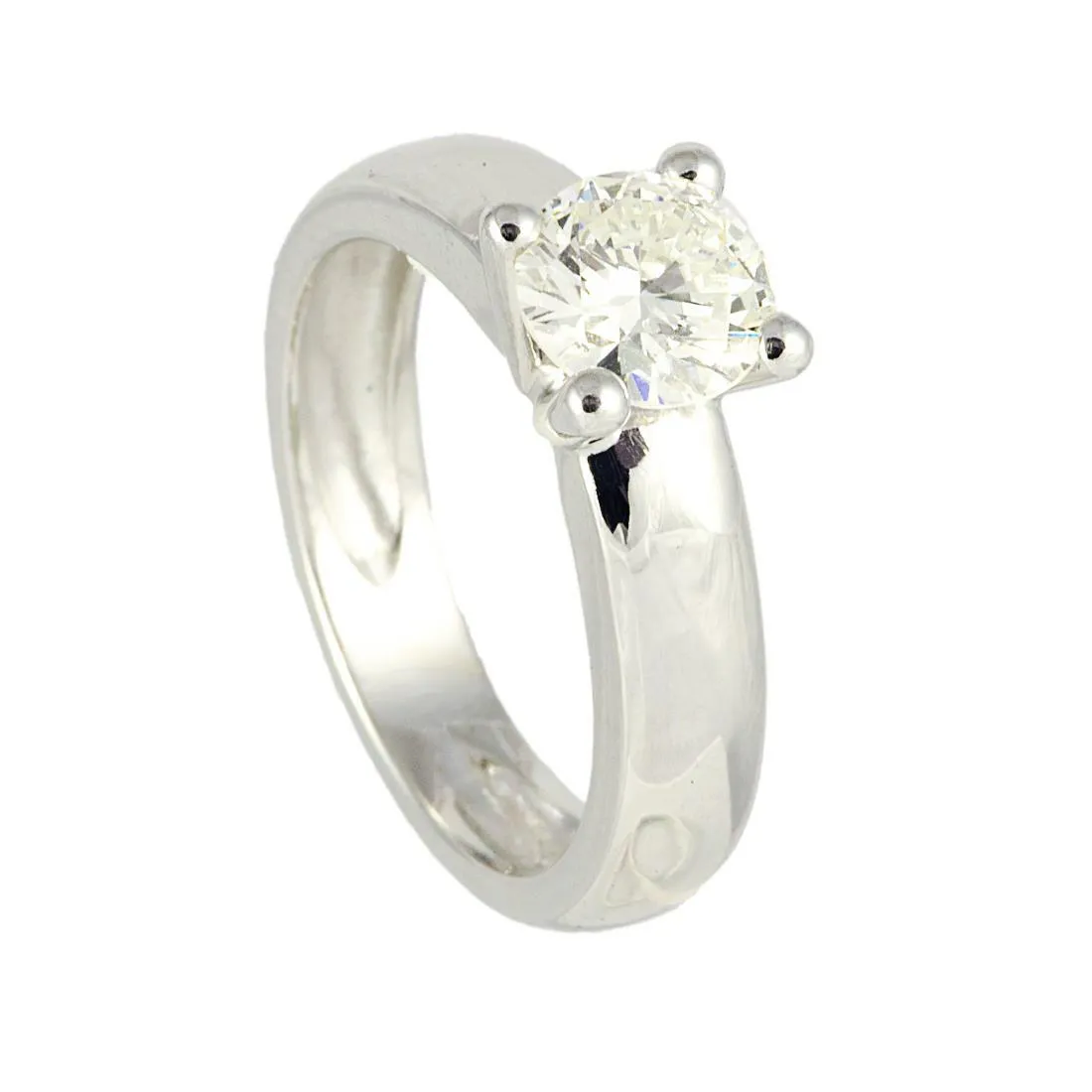 Anello Oro & Co in oro bianco con diamante 1.01 carati