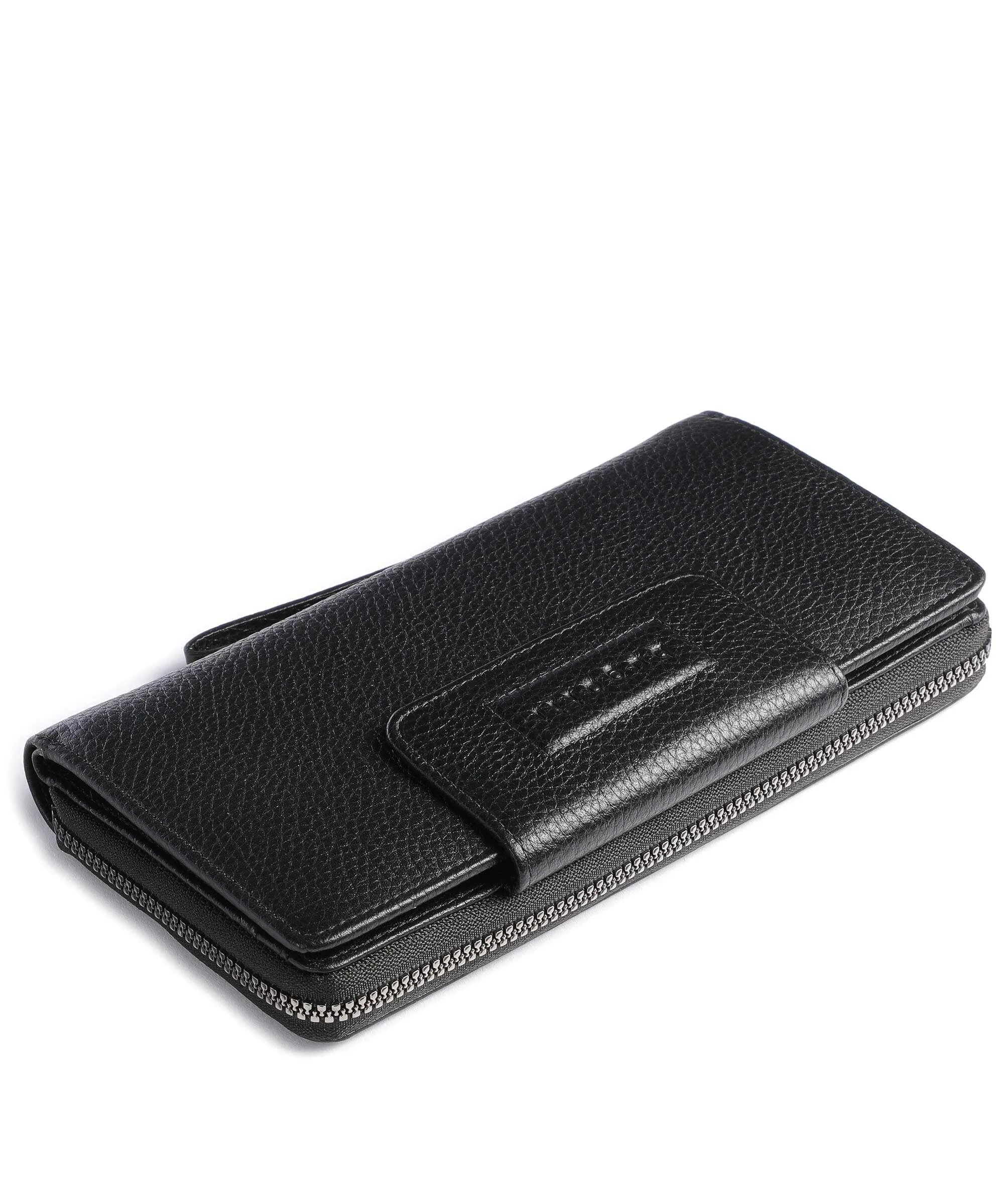  Bugatti Elsa RFID Portafoglio pelle di vacchetta grana nero  