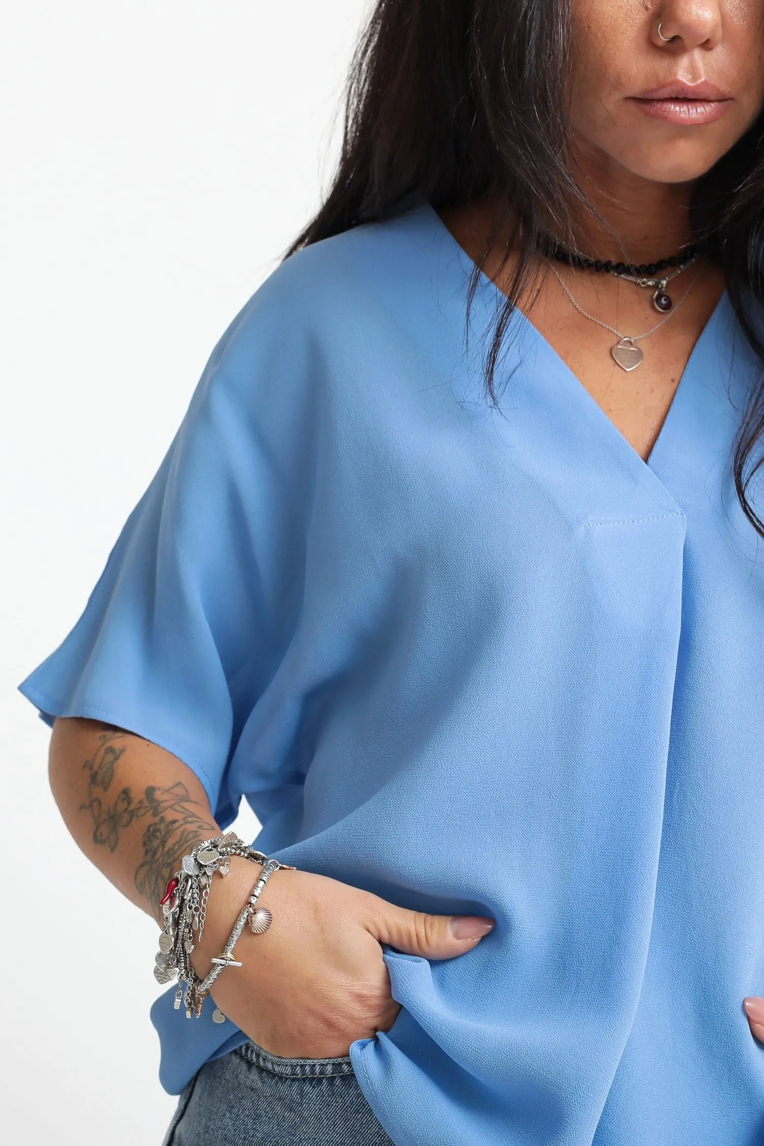 Camicia Mc - Azzurro Sky