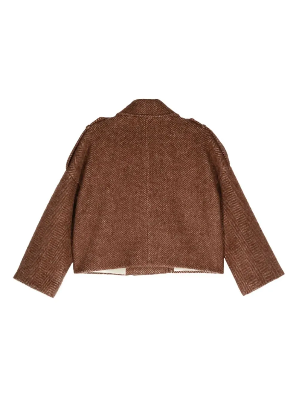 Cappotto di lana di lana Alysi