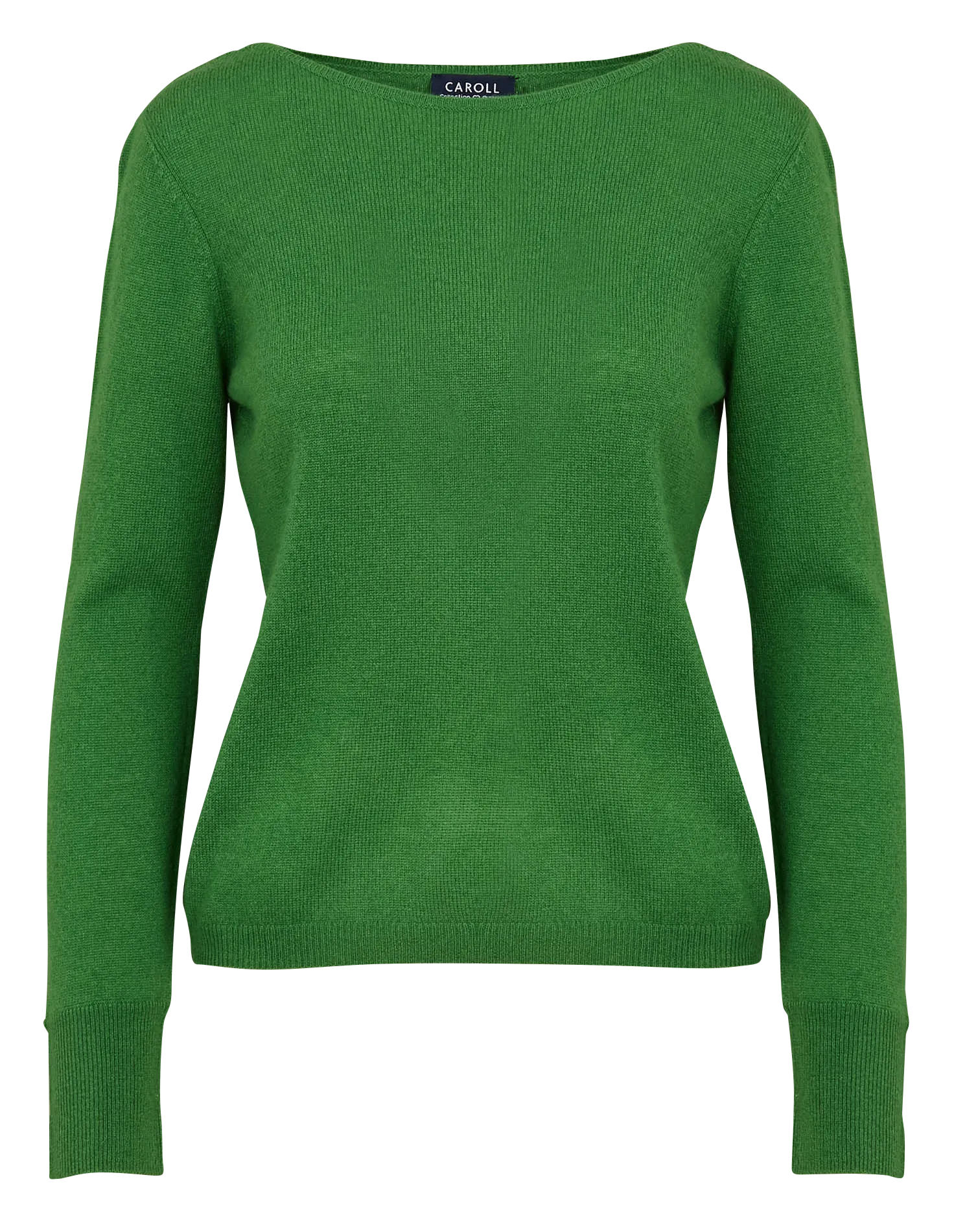  CAROLL   MZOAN - Maglione dritto con collo a barchetta in cashmere | Verde