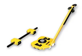 Carrello con ruote Acciaio STEERMAN, carico 20t, 1500mm x 102mm