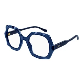   Chloe CH0228O - 004 Blu | Occhiale Da Vista Donna 