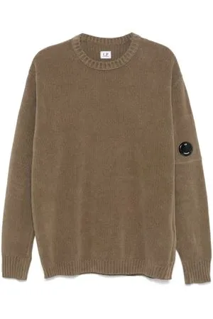 C.P.COMPANY Abbigliamento,Maglieria Maglione in cotone verde 