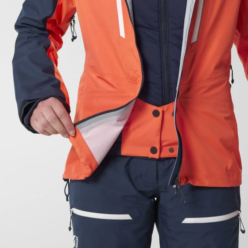 Giacca da sci M White 3l Donna (Coral chrome/Sapphire)