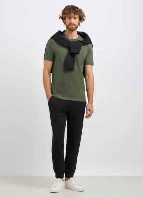 Jogger in misto cotone uomo