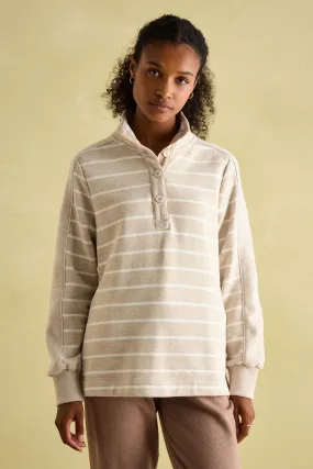 Joules Southwold - Felpa a righe con bottoni