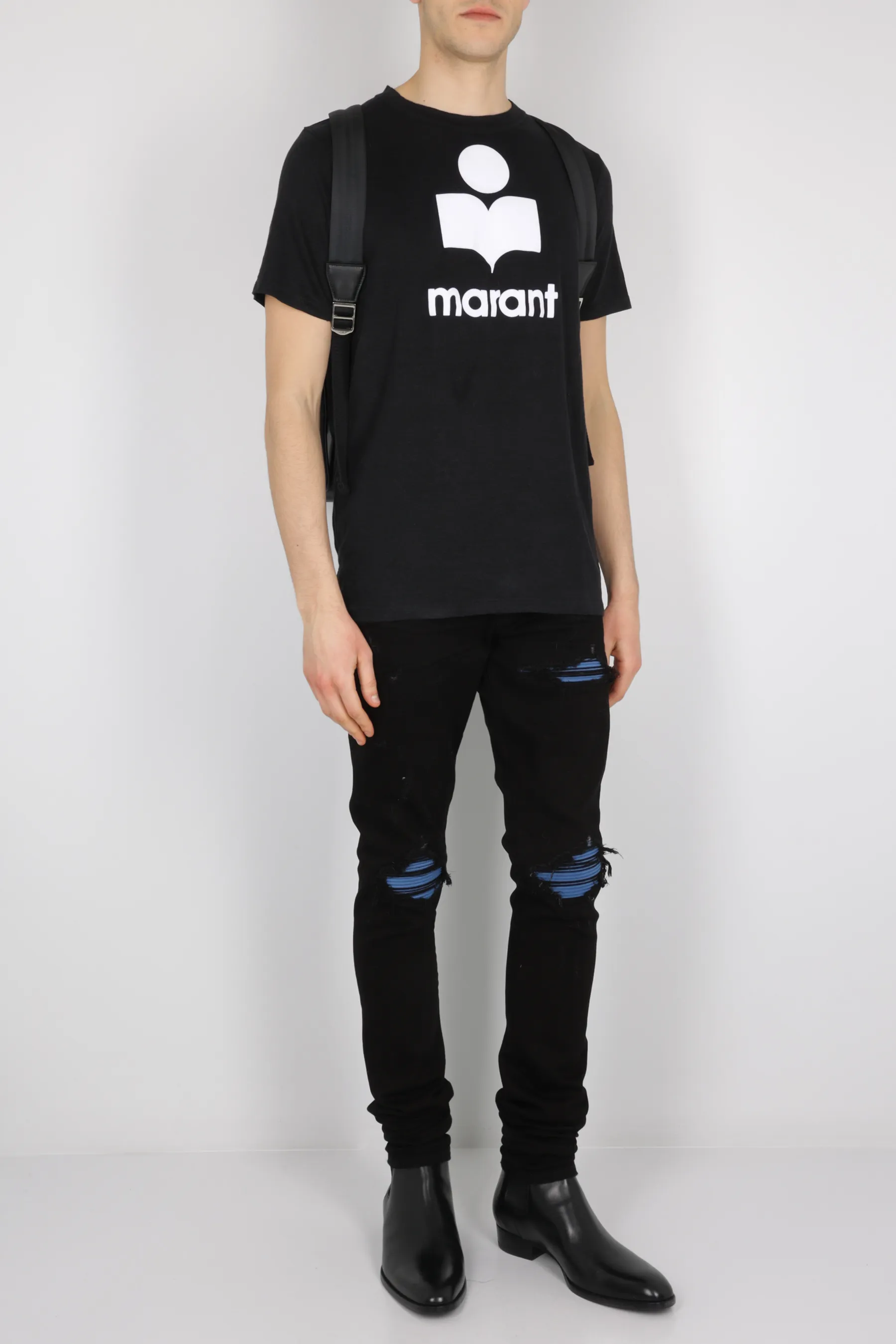  MARANT t-shirt Karman in lino 