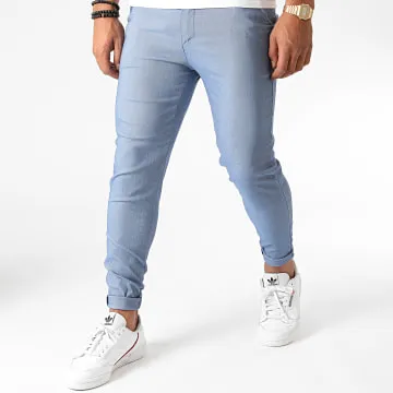 Pantaloni chino blu chiaro