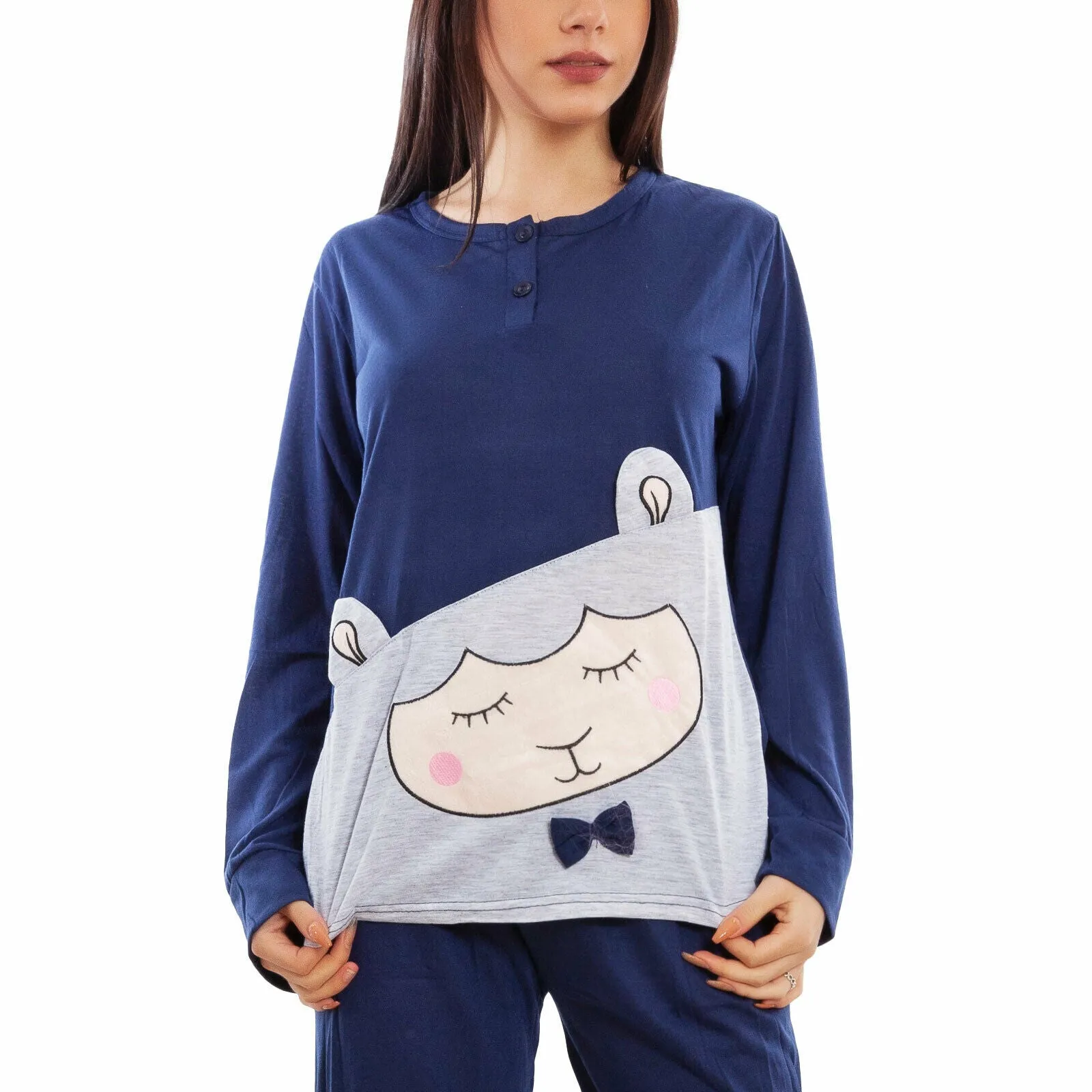 Pigiama donna maniche lunghe A63