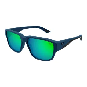   Puma PU0445S - 004 Blu | Occhiale Da Sole Uomo 