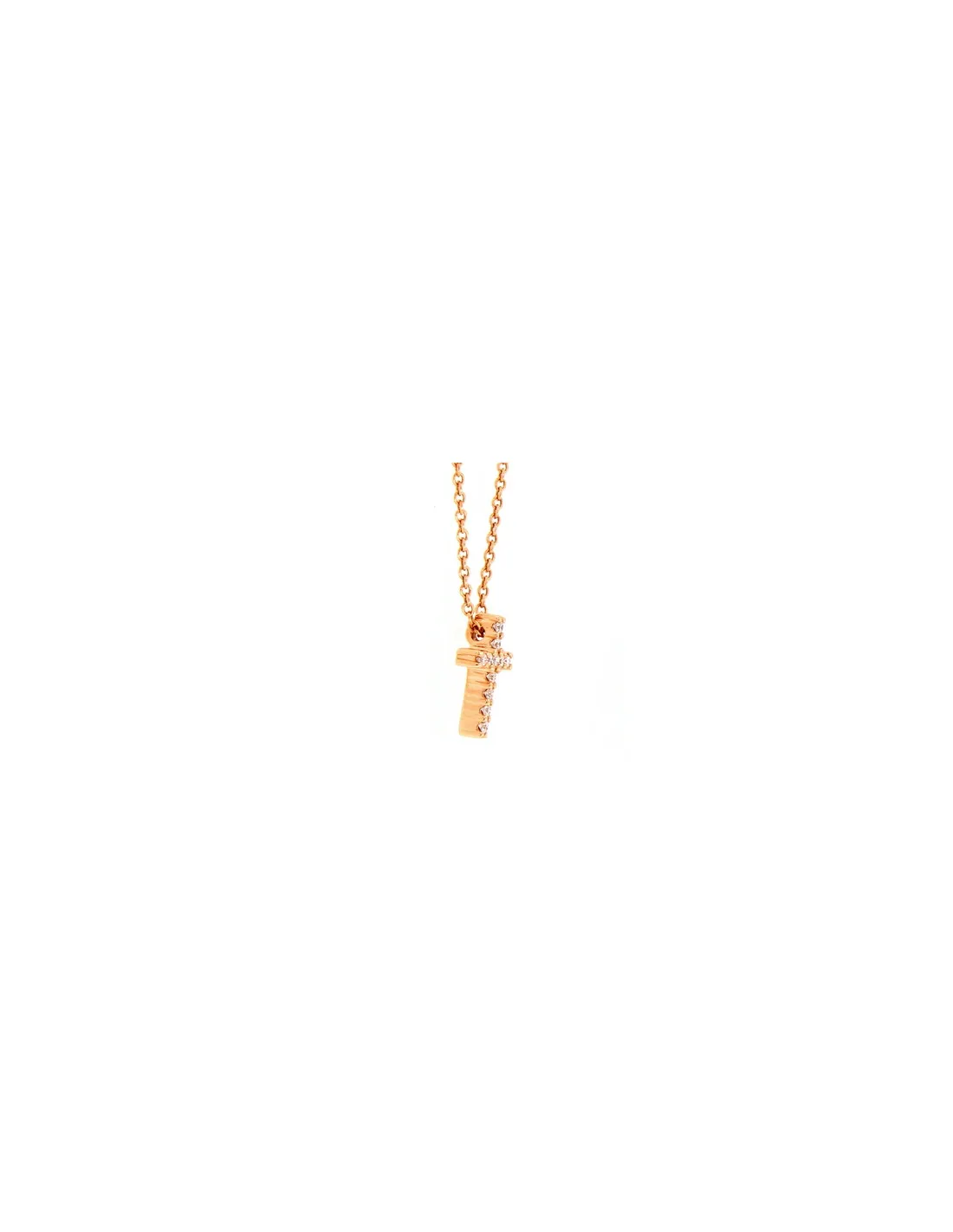 SOPRANA collezione DIAMANTI collana in oro rosa e diamanti 0.11 ct - paigemCR01-11OR