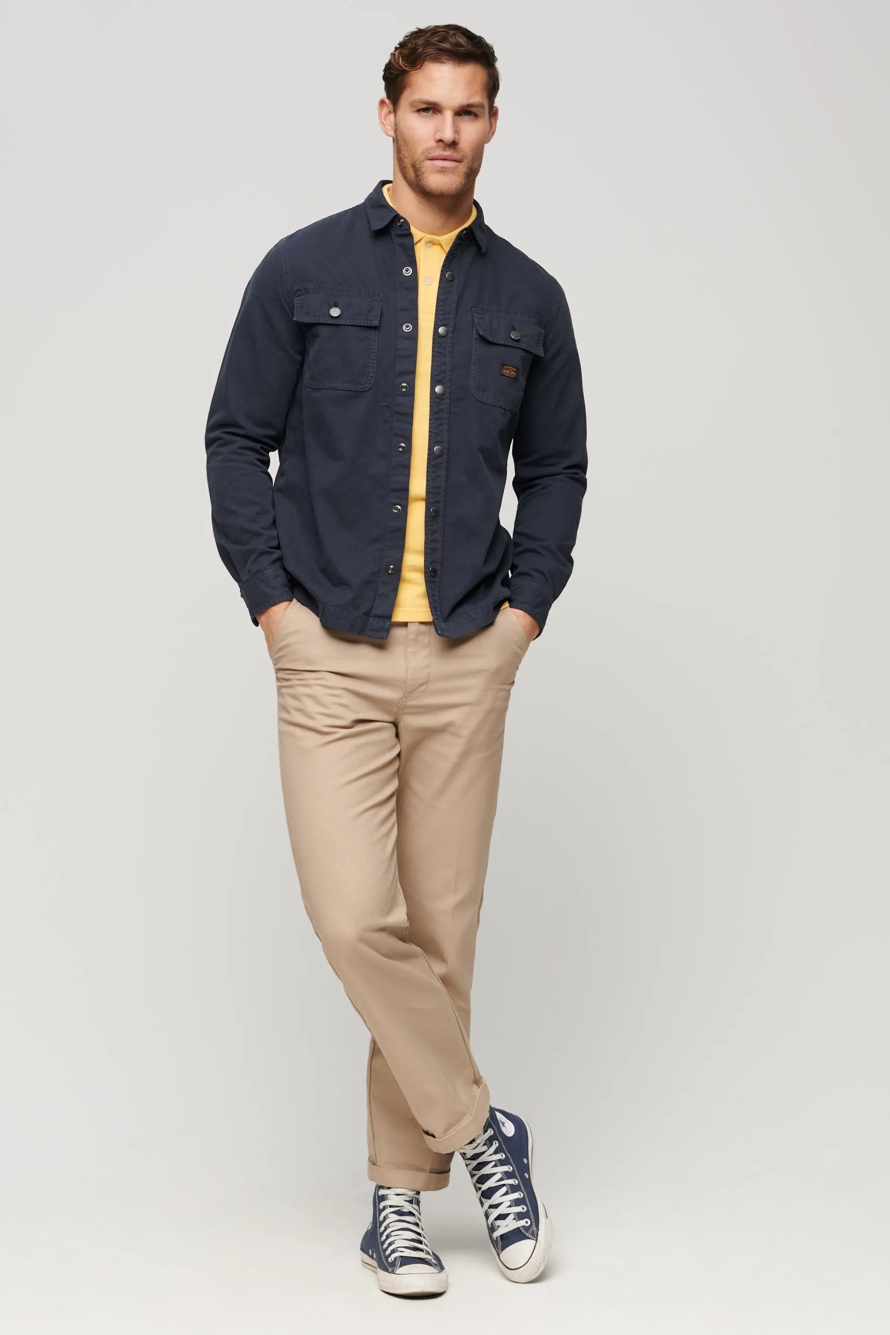 Superdry - Camicia Abbigliamento da lavoro in tela