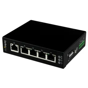 Switch Gigabit StarTech.com Gigabit, 10/100/1000Mbit/s, 5 porte, Montaggio su guida DIN, No