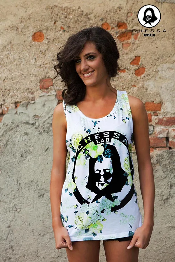 T-SHIRT SMANICATA CHESSA LAB DONNA