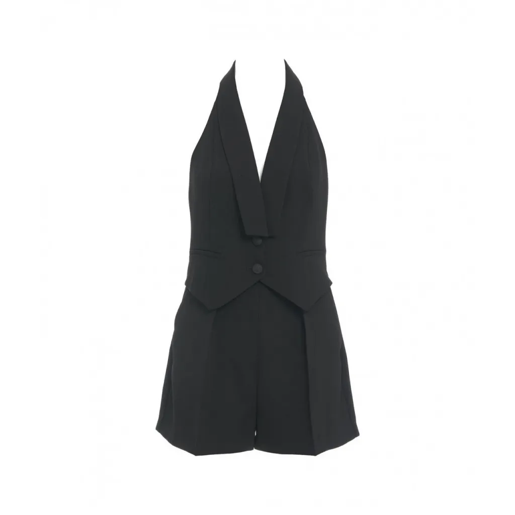 Tuta in crpe nero